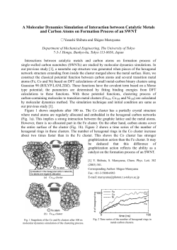 A Molecular Dynamics Simulation of Interaction between Catalytic