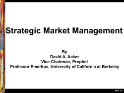Strategic Market Manangement - 7th Edition