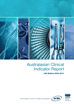 Australasian Clinical Indicator Report