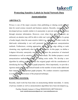 Protecting Sensitive Labels in Social Network