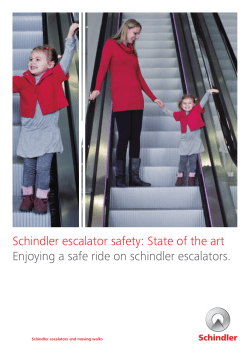 Schindler escalator safety