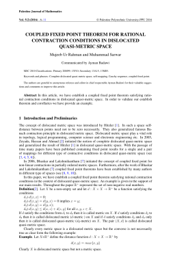 coupled fixed point theorem for rational contraction conditions in