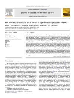 Iron-modified hydrotalcite-like materials as highly efficient