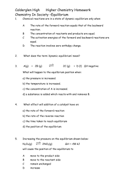 Equilibrium - Calderglen High School