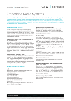 CTC Factsheet Embedded Radio Systems.indd