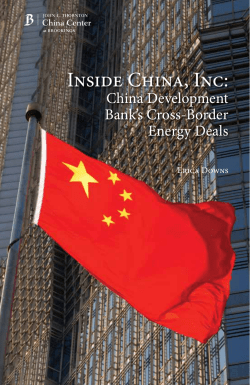 Inside China Inc China Development Bank`s Cross Border Energy