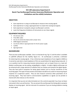 ECE 109 Laboratory Exercise 6