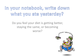 Reading Food Nutrition Labels
