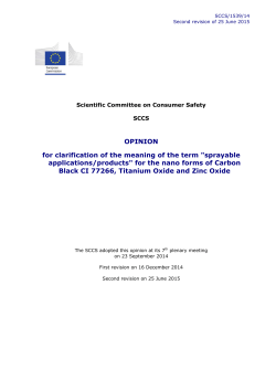 SCCS - European Commission