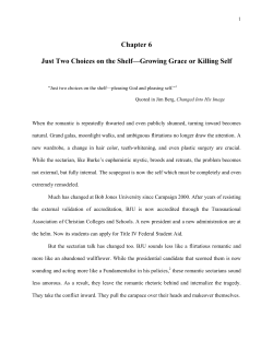 Chapter 6 Just Two Choices on the Shelf&mdash;Growing Grace or Killing