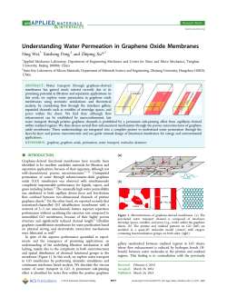 Understanding Water Permeation in Graphene Oxide Membranes