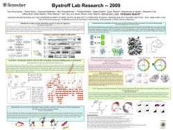 LabPoster2009 - Center for Bioinformatics