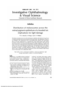 implications for light damage.