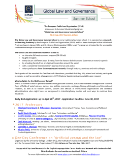 2017 Professors One-Day Conference on "Artif nference on "Artificial