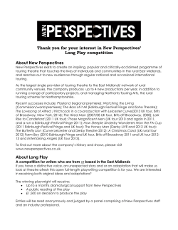 Further info/pack - New Perspectives Theatre Company