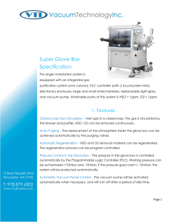 Super Glove Box Specification
