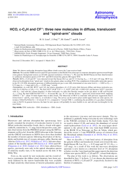HCO, c-C3H and CF+: three new molecules in diffuse, translucent