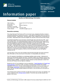 LCF - Office for National Statistics