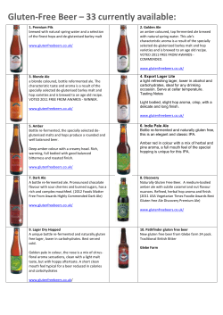 Gluten Free Beer
