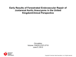 Kaplan–Meier analysis of freedom from stent-graft