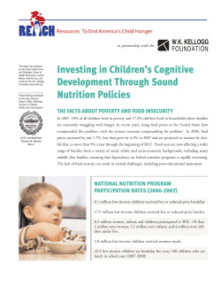 Investing in Children`s Cognitive Development Through Sound
