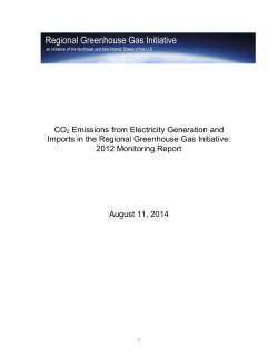 CO2 Emissions from Electricity Generation and Imports in the