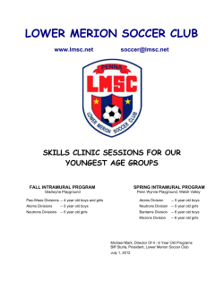 instep dribbling - Lower Merion Soccer Club