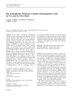 The Schneiderian Membrane Contains - 外文文献下载