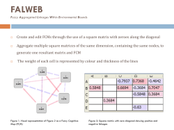 FALWEB Fuzzy Aggregated Linkages Within Environmental Bounds