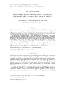Implementation and performance analysis of efficient - INESC-ID