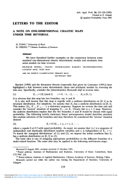 A note on one-dimensional chaotic maps under time reversal
