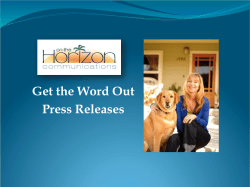 How to Write a Press Release