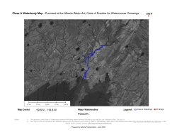 Sites 1 to 10 - Alberta Environment and Parks