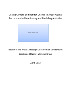 Arctic Landscape Conservation Cooperative`s Species and Habitat