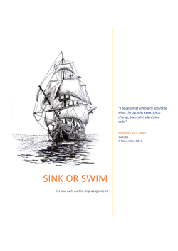 Sink or Swim - Martine van Gool