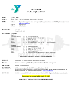 2017 adfpf world qualifier