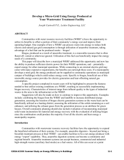 Develop a Micro-Grid Using Energy Produced at Your