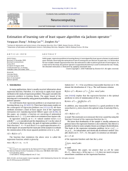 Estimation of learning rate of least square algorithm via Jackson