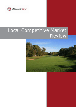 Local Competitive Market Review