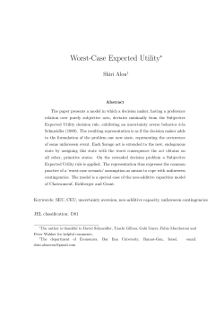 Worst-Case Expected Utility