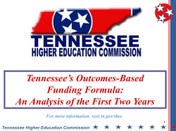 Tennessee Finance Policy Reform