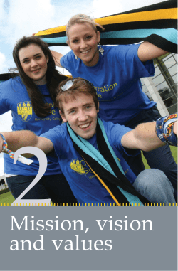 Mission, vision and values