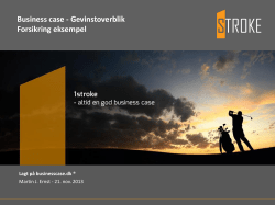1stroke - WWW: businesscase.dk