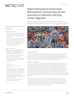 Major International Automotive Manufacturer