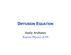 Neutron Diffusion Equation