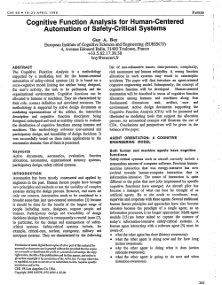 Cognitive Function Analysis for Human
