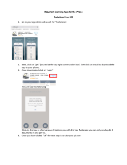 Document Scanning Apps for the iPhone TurboScan Free: IOS 1. Go