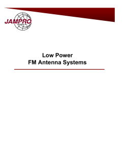 Low Power FM Antenna Systems