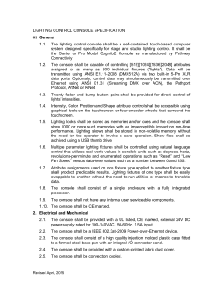 Cognito2 Specification