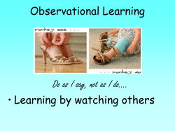 Observational Learning